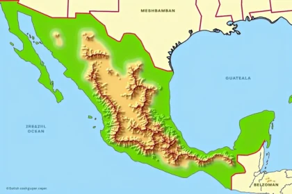 Meksyk – Położenie, Granice i Geografia na Mapie